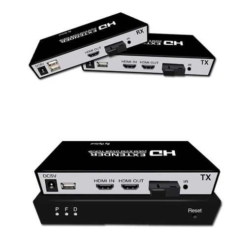 [CH60] [CH60] 1080P HDMI KVM Extender Fiber 20KM (SC/SM)