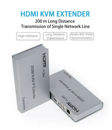 [CH65] [CH65] 1080P HDMI KVM Extender (IP)- 200M