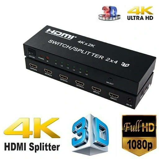 [CH77] HDMI Switch/Splitter 2X4