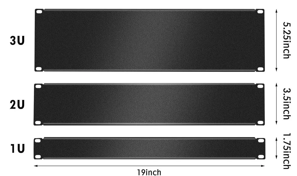 [DA37] 19" Blank Panel -1U