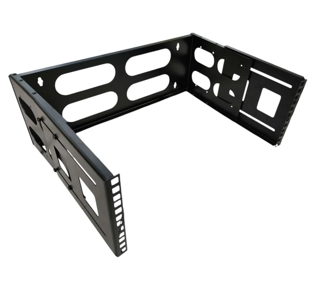 [DC53] 4U -19" Wall Rack (Open/Adjustable)