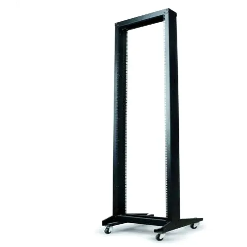 [DC84] 24U Open Bay Rack w/ Castor Wheel (48")