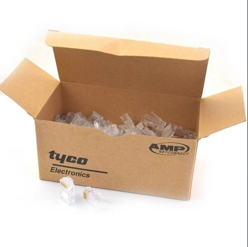 [NC05] [NC05] Amp/Tyco Cat5E RJ45 Connector (100's)