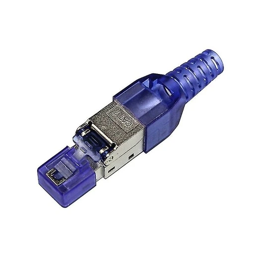 [NC28] Toolless:  Shielded Cat7 RJ45 Connector