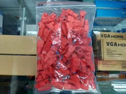 [NC53] Red Cat5 Rubber Boots