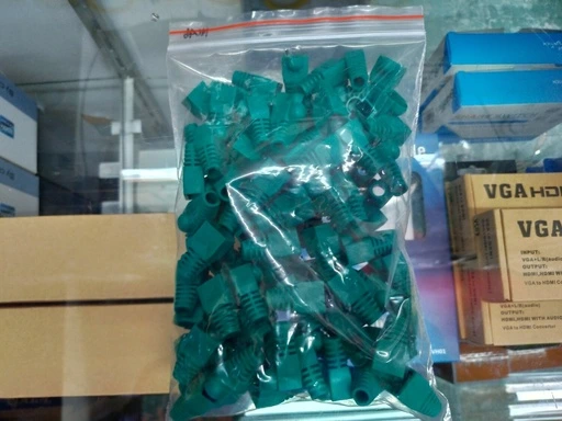 [NC56] [NC56] Green Cat5 Rubber Boots