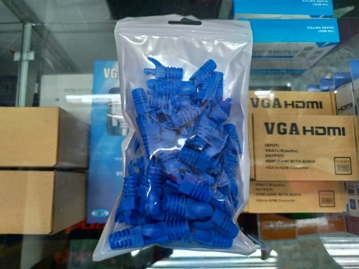 [NC64] [NC64] Blue Cat6 Rubber Boots