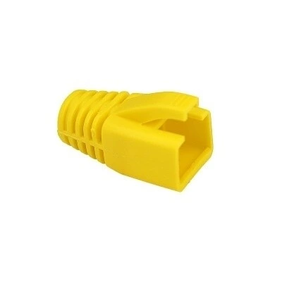 [NC77] [NC77] Yellow Cat6A/Cat7 Boots (7.5mm⌀)