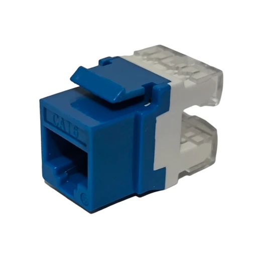 [NM05] Cat6 I/O Keystone Jack (Blue/W)