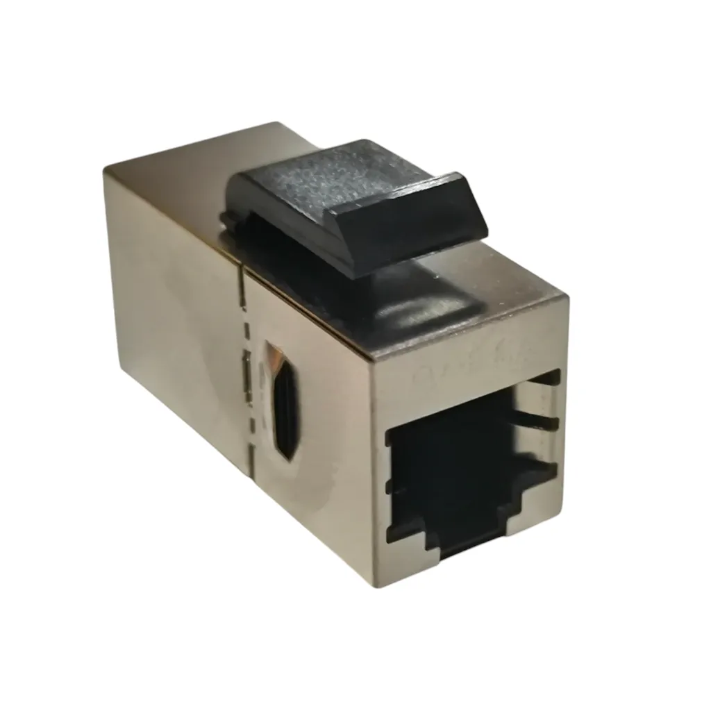 [NM28] [NM28] Cat7 Coupler Keystone Jack (F/F) Shielded
