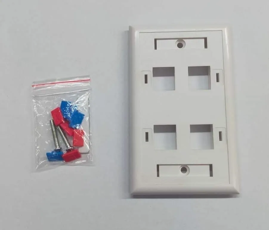 [NM54] I/O Faceplate -4P [CT-Series]