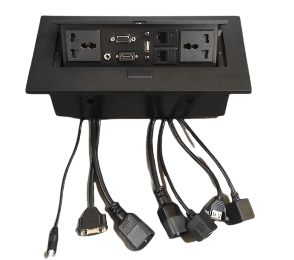 [NM89] [NM89] MultiMedia Table Connection Hub (Black)