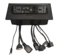 [NM89] MultiMedia Table Connection Hub (Black)