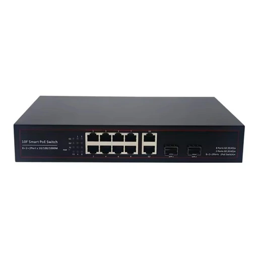 [NS22] Gigabit PoE Switch 8P+2GE+2SFP