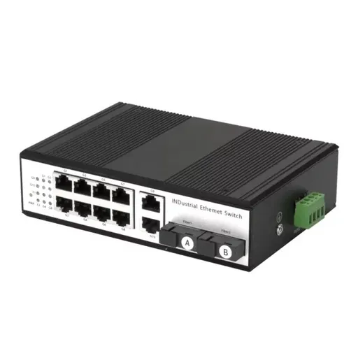 [NS27] [NS27] 8P Giga Industrial Poe Switch (SC-AB)