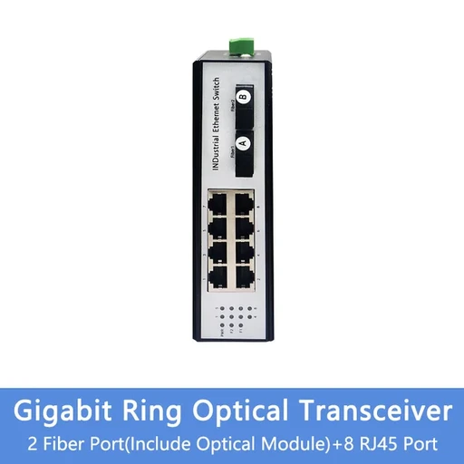 [NS37] [NS37] Ring Industrial POE (8GE+2SC-AB)