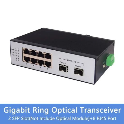[NS39] Ring Industrial POE (8GE+2SFP)