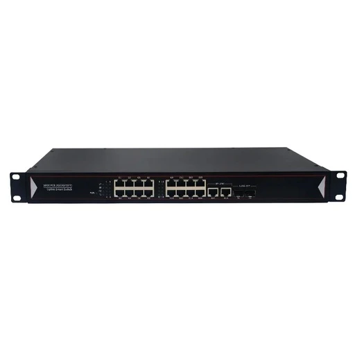 [NS56] Rackmount PoE Switch 16GE+2GE+2SFP