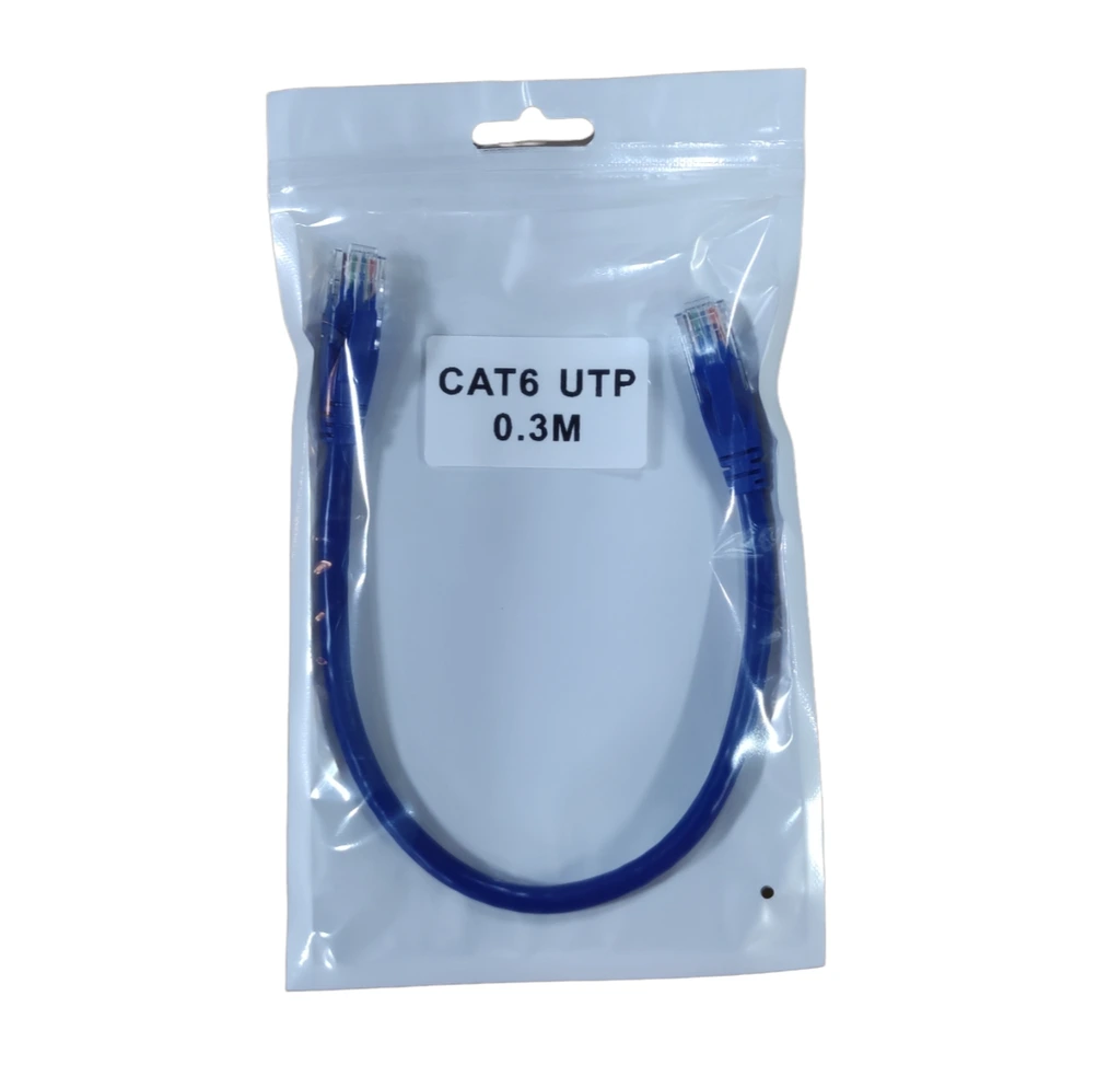 [NW17] [NW17] Cat6: 30CM Patch Cable S/Cu- Blue