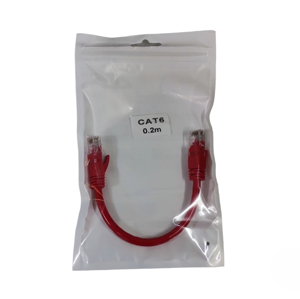 [NW26] [NW26] Cat6: 20CM S/Cu- RED
