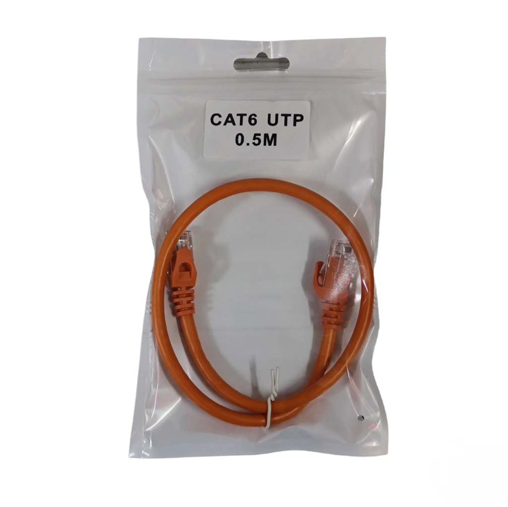 [NW38] Cat6: 50CM  S/Cu- Orange