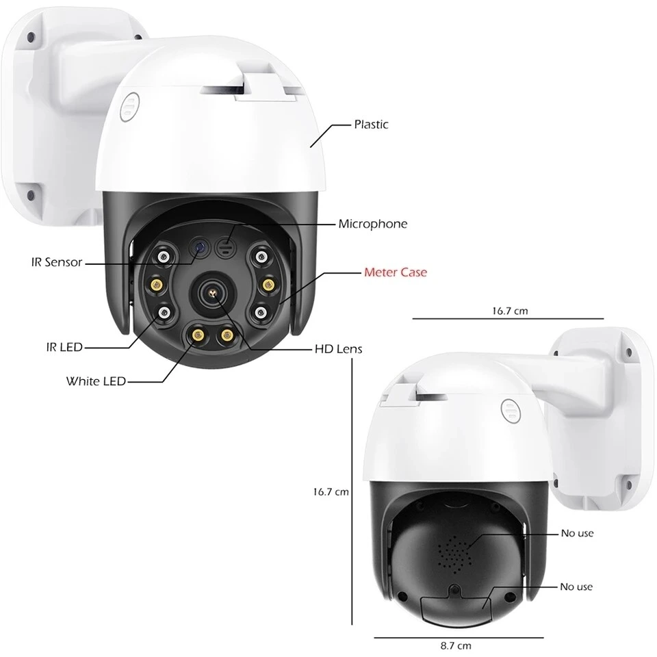 [SC17] [SC17] ICSee Wifi Outdoor IP Cam (5.0MP)