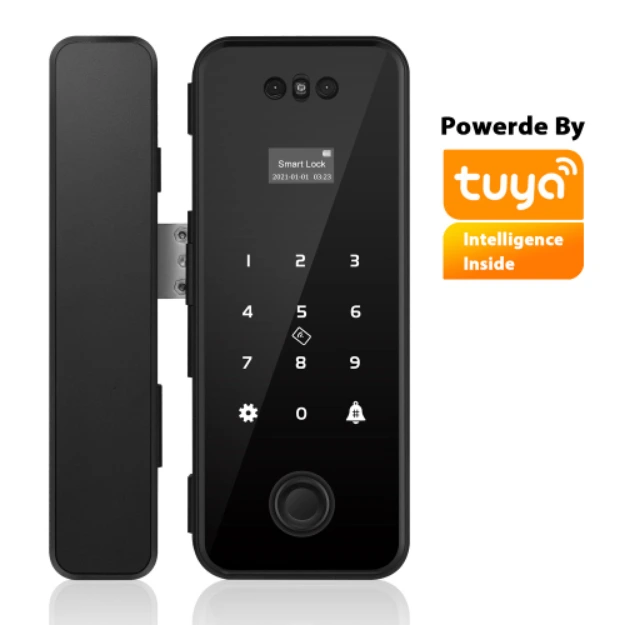 [SE09] [SE09] TUYA Face & Fingerprint Glass Door Lock