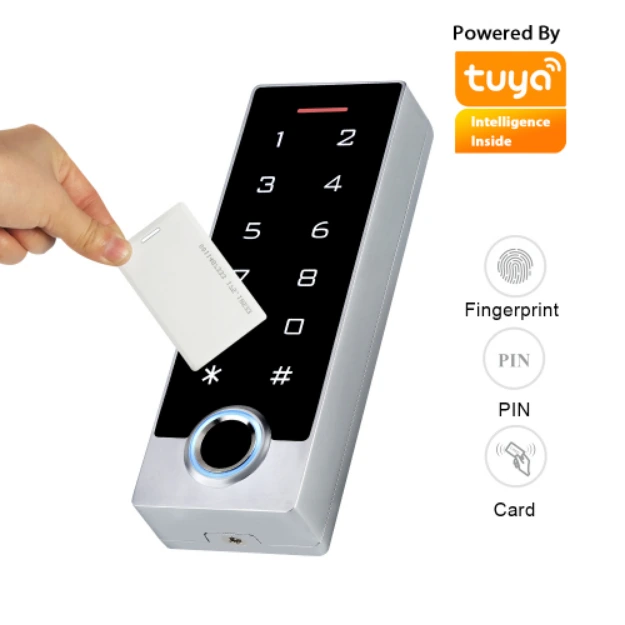 [SE36] [SE36] KTS IP68 Metal Biometrics Access Terminal (Tuya) 125kHz