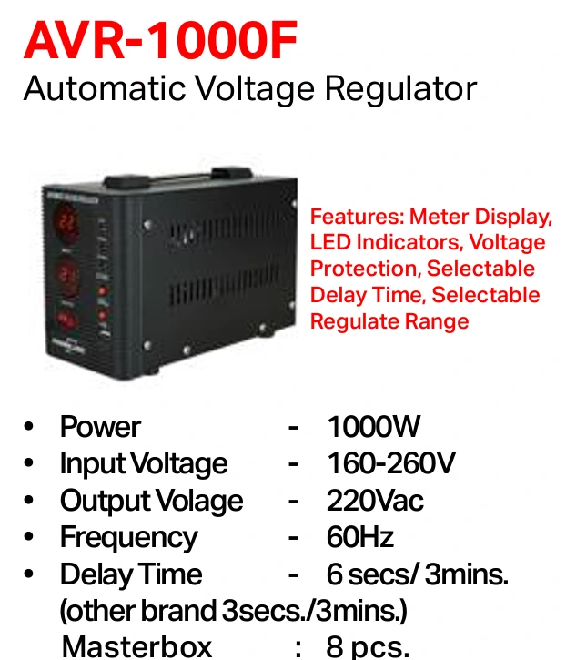 [SP72] [SP72] PowerLogic AVR-1000F