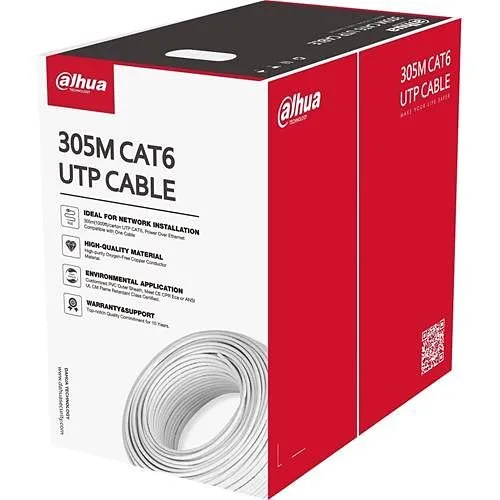 [SW66] Dahua Cat6 UTP Copper 305M Gray