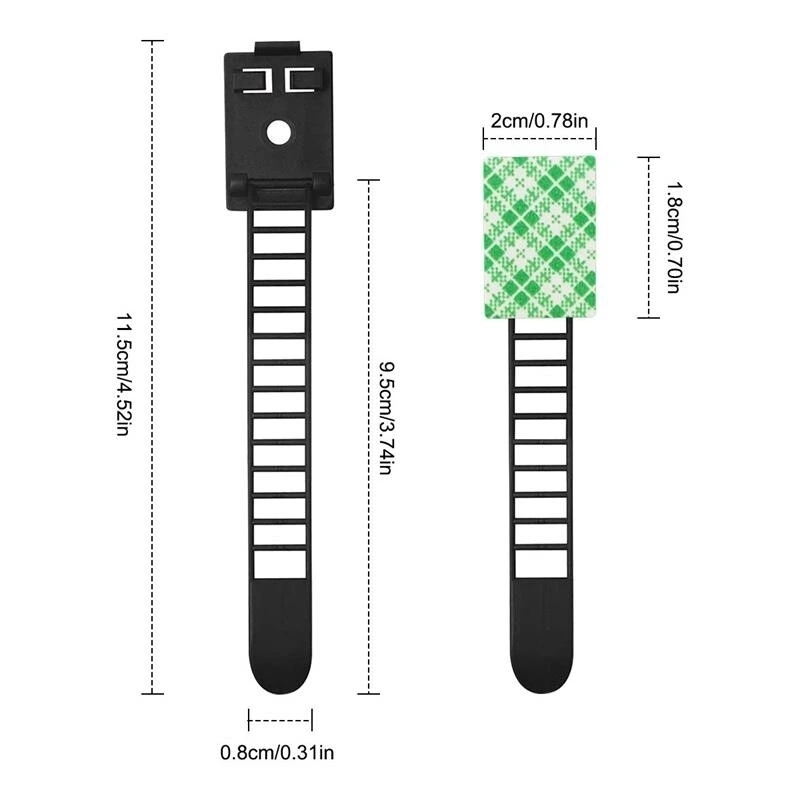 [TS51] [TS51] Tie Cable w/ Adhesive (10's)