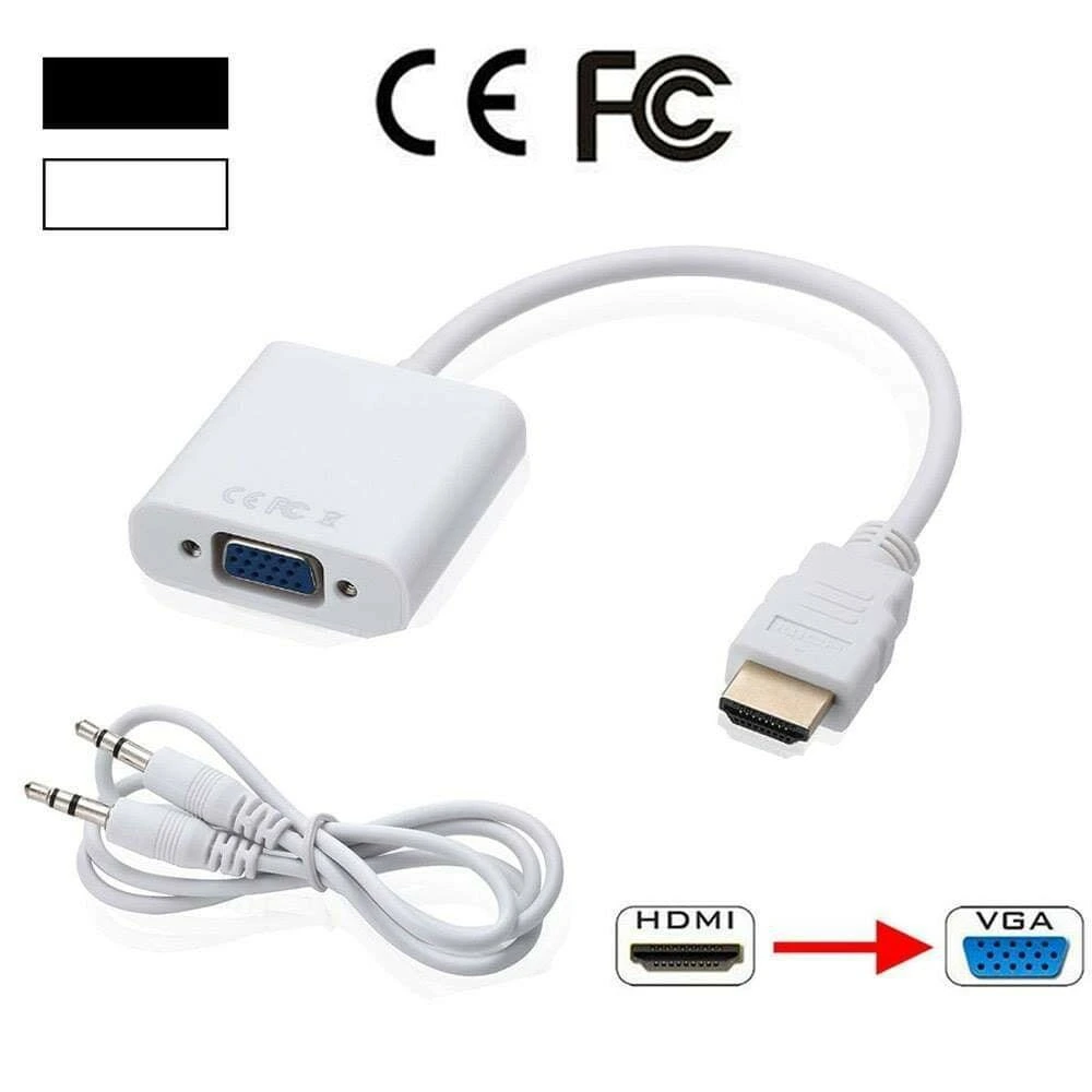 [VH02] [VH02] HDMI To VGA w/ Audio Converter