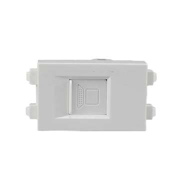 [WP59] Wall Plate - Network Module Bracket w/ Shutter