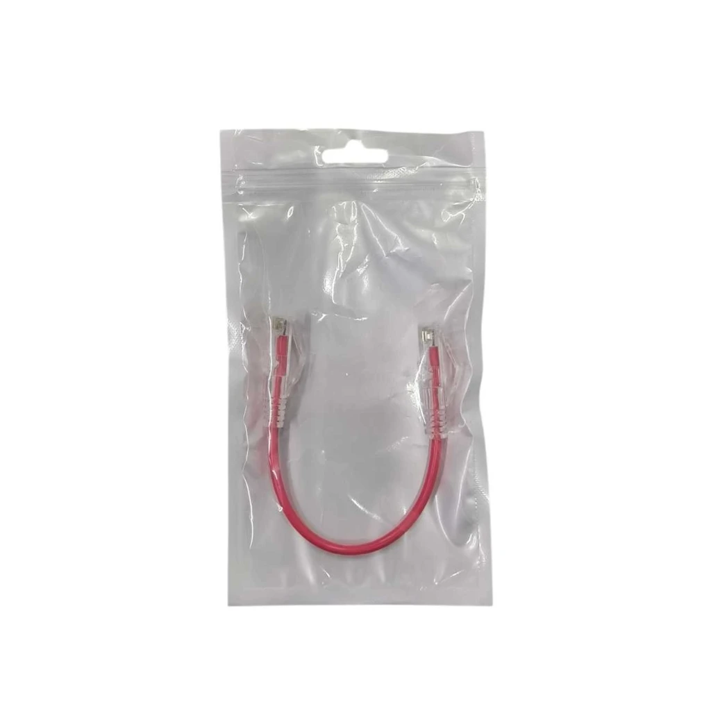 [NW86] Cat6A: 20CM Slim Cable S/Cu- RED