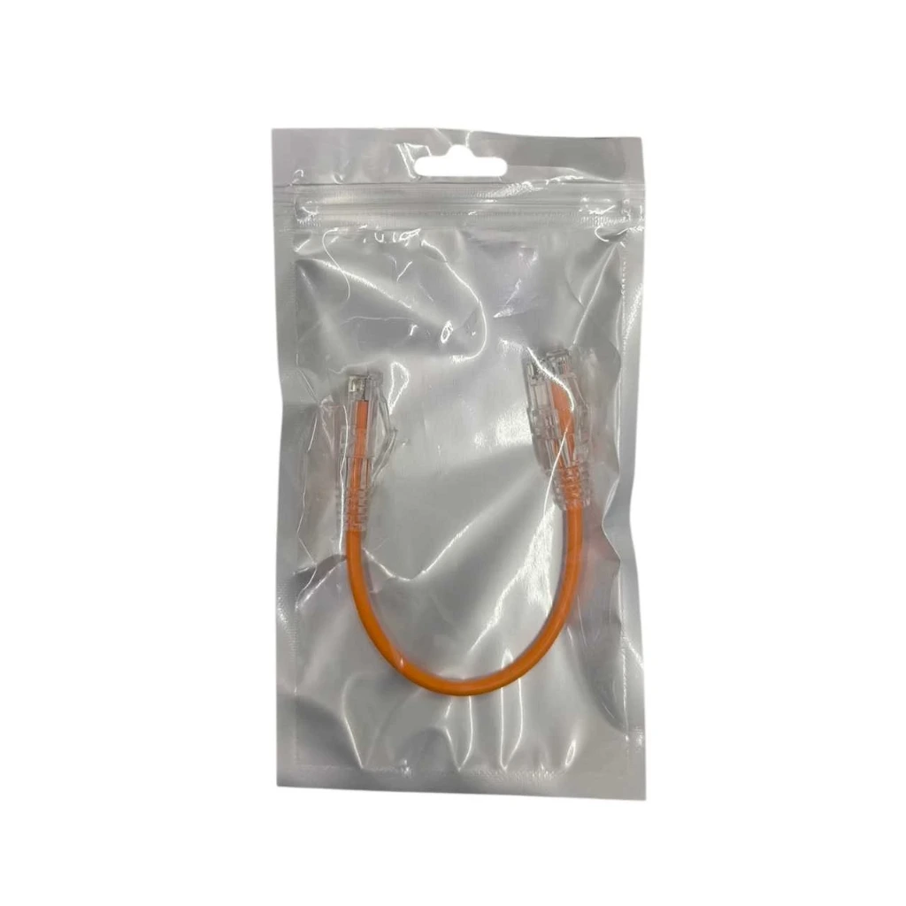 [NW96] [NW96] Cat6A: 20CM Slim Cable S/Cu- Orange