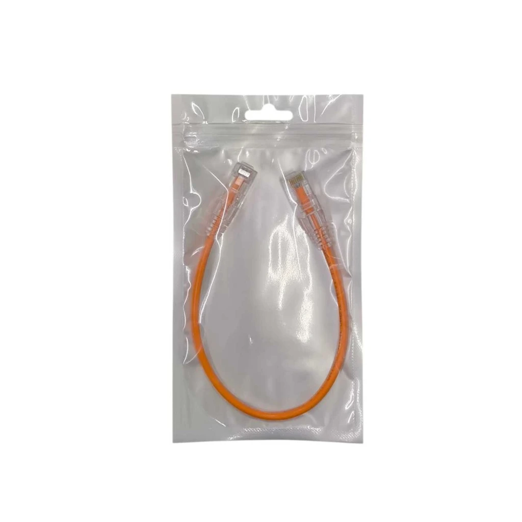 [NW97] Cat6A: 30CM Slim Cable S/Cu- Orange