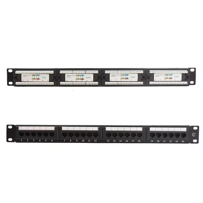 [NP22] 24P Cat6 Patch Panel ( Terminal Type )