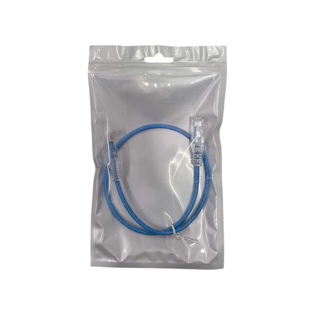 [NW79] Cat6A: 1M Slim Cable S/Cu- Blue